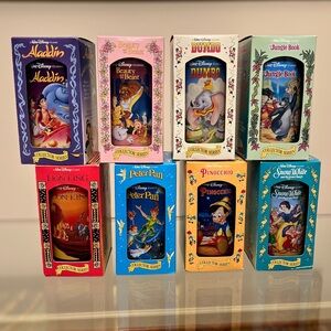 1994 Walt Disney Collector Series Glasses from Burger King Set of 8